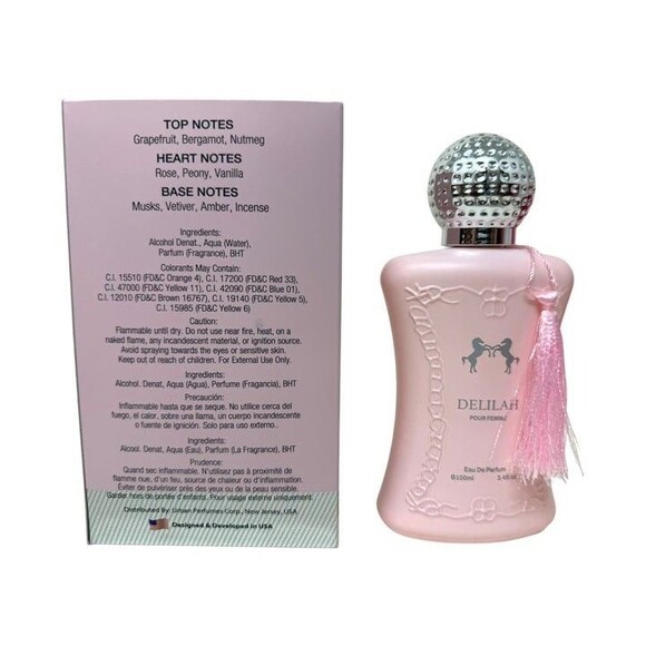 Delilah Pour Femme EDP 3.4oz  Inspired by Parfums de Marly's Delina for Women - Picture 2 of 3